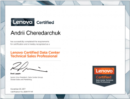 ERC Training Complex – certified with Lenovo DCG!