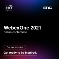 We invite you to the international conference WebexOne 2021.