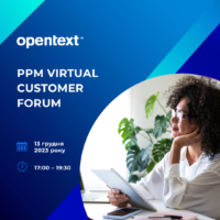 PPM Virtual Customer Forum